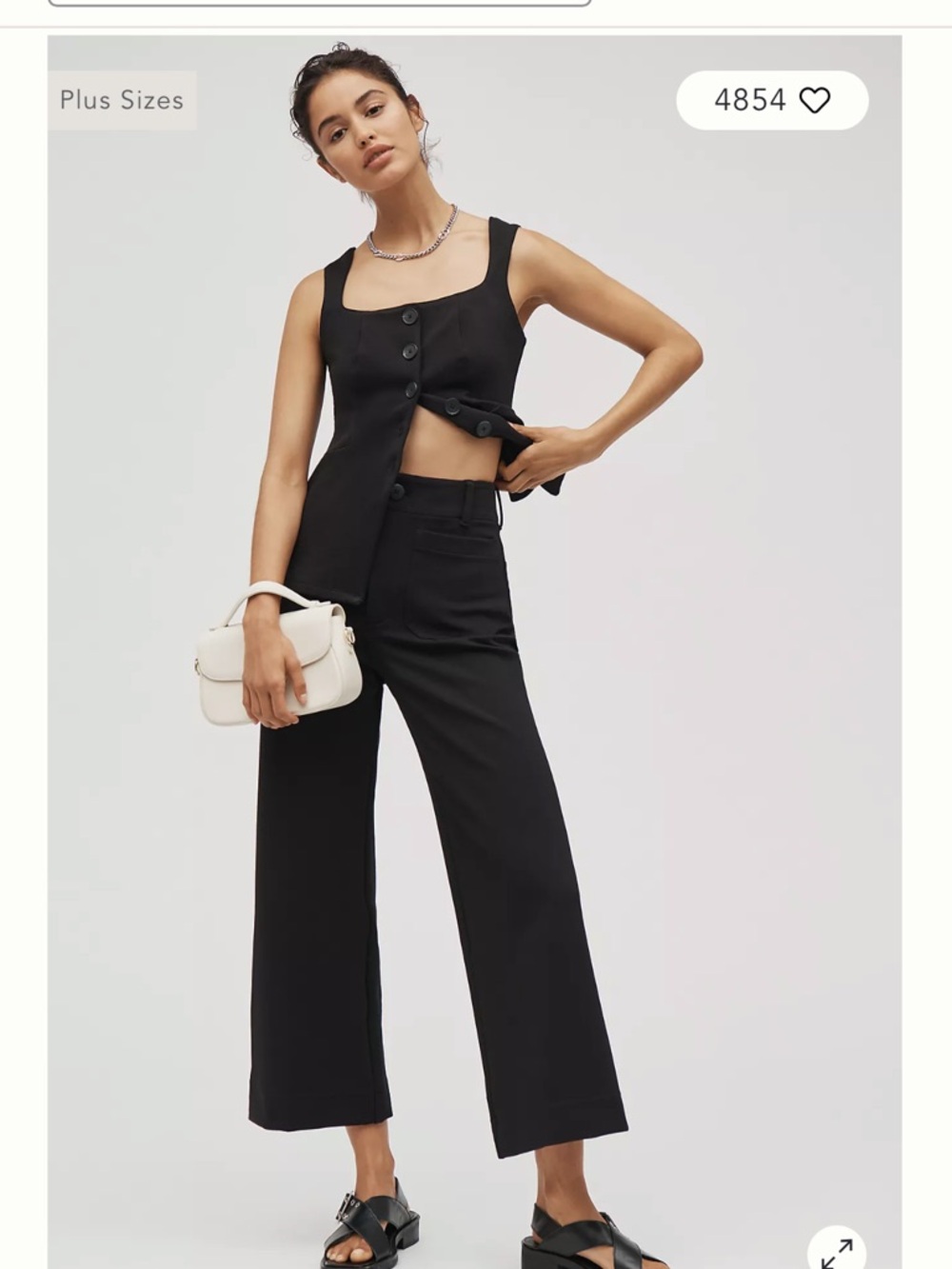 Maeve Colette Knit Crop Wide-Leg Pants